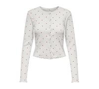 ONLY - ONLFENJA L/S AOP CS CARDIGAN JRS Cloud Dancer - Gr. - L