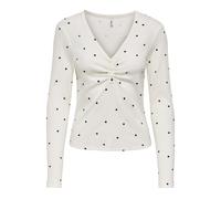ONLY - ONLFENJA L/S V-NECK TOP JRS NOOS Cloud Dancer - Gr. - XL