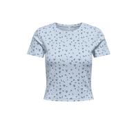 ONLY - ONLFENJA S/S AOP TOP JRS NOOS Cashmere Blue - Gr. - XS