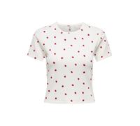 ONLY - ONLFENJA S/S AOP TOP JRS NOOS Cloud Dancer - Gr. - M