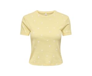 ONLY - ONLFENJA S/S AOP TOP JRS NOOS Sunlight - Gr. - L