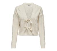 Only Damen Strickjacke Onlfia LS String KNT Noos Whitecap Gray XS