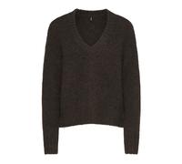 ONLY - ONLFIONA LS LOOSE V-NECK KNT Braun - Gr. - S