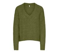 ONLY ONLFIONA LS LOOSE V-NECK KNT Damen | SPHAGNUM MELANGE |