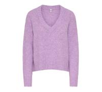 ONLY - ONLFIONA LS LOOSE V-NECK KNT Violett - Gr. - S