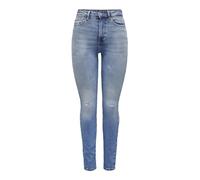 ONLY Jeanshose Damen, Light Medium Blue Denim, 25W / 32L