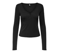 ONLY Onlfree Life L/S Placket Rib Top JRS