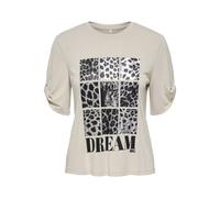 ONLY - ONLFREE LIFE S/S CREATE TOP BOX JRS pumice stone - Gr. - L