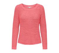 Strickpullover ONLY "ONLGEENA XO L/S PULLOVER KNT NOOS", Damen, Gr. M, sugar coral, Strick, Obermaterial: 65% Polyacryl, 35% Polyamid, unifarben, regular fit Po-bedeckend, Rundhals, Rippstrickbündchen
