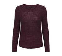 ONLY - ONLGEENA XO L/S PULLOVER KNT NOOS cabernet - Gr. - XL