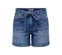 ONLY ONLGIANNA MW BELTED SHORTS AZG DNM NOOS Damen | MEDIUM BLUE DENIM | M
