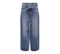 ONLY Düz Kesim Jeans Onlgianna Mittlere Taille Ballon Schnitt Jeans für Damen - 26/34