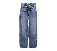 ONLY Damen Jeans Onlgianna Mw Straight Dot596 DNM Noos, mittelblau, 29W x 32L