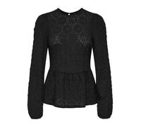 ONLY - ONLGIAVANNA L/S PEPLUM TOP JRS Black - Gr. - XS