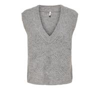 ONLY ONLGILA LIFE SL STRUCT V-NEC VEST BF KNT Damen | WHITECAP GRAY MELANGE | M