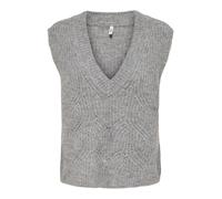 ONLY ONLGILA LIFE SL STRUCT V-NEC VEST BF KNT Damen | MEDIUM GREY MELANGE | L