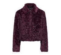 ONLY - ONLGINNY SHORT TEDDY JACKET OTW mauve wine - Gr. - L