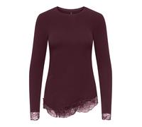ONLY - ONLGLAMOUR L/S LACE DETAIL TOP JRS Violett - Gr. - XL