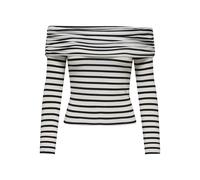 ONLY - ONLGLAMOUR L/S OFF SHOULDER TOP CC JRS cloud dancer - Gr. - M