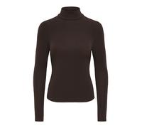 Only - ONLGLAMOUR L/S ROLL-NECK TOP JRS NOOS Black Coffee - Gr. - XL