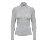 Only - ONLGLAMOUR L/S ROLL-NECK TOP JRS NOOS Grau - Gr. - XL