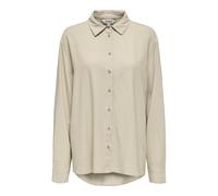 ONLY - ONLGOA L/S LINEN BL SHIRT CC PNT Oxford Tan - Gr. - M