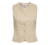 ONLY - ONLGOA S/L LINEN BL WAISTCOAT CC TLR Oxford Tan - Gr. - 36