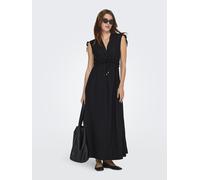 ONLY - ONLGOA SL LINEN BL LONG DRESS CC PNT Black - Gr. - S