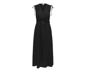 ONLY - ONLGOA SL LINEN BL LONG DRESS CC PNT Black - Gr. - XL