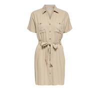ONLY - ONLGOA SS LIN BL BELT SHIRT DRESS CC PNT Oxford Tan - Gr. - M