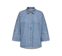 ONLY - ONLGRACE 3/4 SLV SHIRT HEART SEQ DNM light blue denim - Gr. - L
