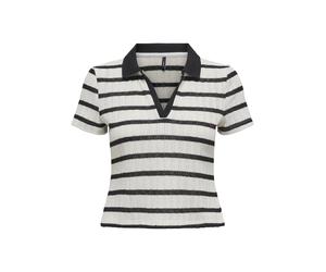 ONLY - ONLHALIA S/S COLLAR TOP BOX JRS Cloud Dancer - Gr. - L