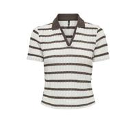 ONLY - ONLHALIA S/S COLLAR TOP BOX JRS Cloud Dancer - Gr. - M