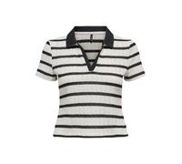 ONLY ONLHALIA S/S Collar Top Box JRS Damen | CLOUD DANCER BLACK | XL