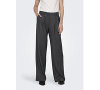 Only Damenhose Onlhattie - gerade geschnitten, verjüngt - Dunkelgrau Melange - 38W x 32L