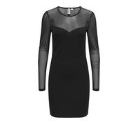 ONLY - ONLHEART-BECKI L/S MIX BODYCONDRESS WVN black - Gr. - S