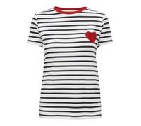 Only ONLHEART S/S TEE JRS NOOS T-Shirt weiß blau in M