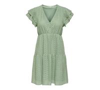 ONLY - ONLHELENA LACE CAPSL DRESS WVN NOOS Jadeite - Gr. - XS