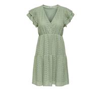 ONLY - ONLHELENA LACE CAPSL DRESS WVN NOOS Jadeite - Gr. - XL