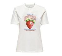 ONLY - ONLHENNY REG S/S TOP BOX CS JRS Cloud Dancer - Gr. - L