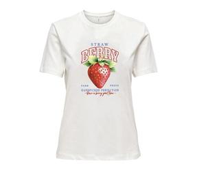 ONLY - ONLHENNY REG S/S TOP BOX CS JRS Cloud Dancer - Gr. - L