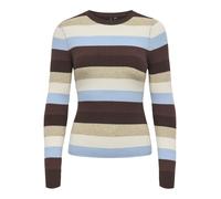 ONLY - ONLIBI LS O-NECK RIB CC KNT Coffee Bean - Gr. - XL