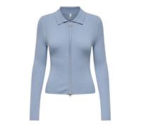 ONLY - ONLIBI LS RIB O-NECK ZIPPER CARDI CC KNT - Gr. - S