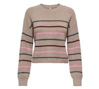 ONLY ONLIBI LS STRIPE O-NECK CC KNT, S