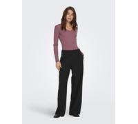 ONLY - ONLINA LIFE L/S V-NECK TOP JRS Rose Brown - Gr. - XS