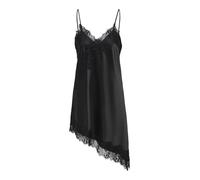ONLY - ONLINDONA STRAP SATIN LACE DRESS WVN Black - Gr. - S