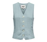 Only - weste | ONLIRIS-SIESTA S/L LINEN BL VEST TL hellblau - Gr. - 36