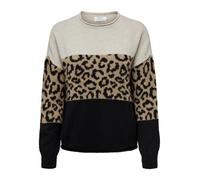 ONLY - ONLJADE ANIMAL LS O-NECK KNT NOOS Moonbeam - Gr. - XL
