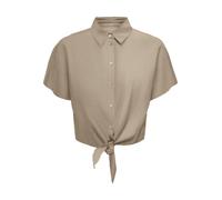 ONLY ONLJAKIRI Linen S/S Knot Shirt PTM Damen | HUMUS | L
