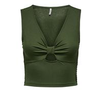 Only Jany Twist Crop Top in Gr. XL in Grün